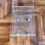Plexiglas roller table, "Les Invisbles de Marais"