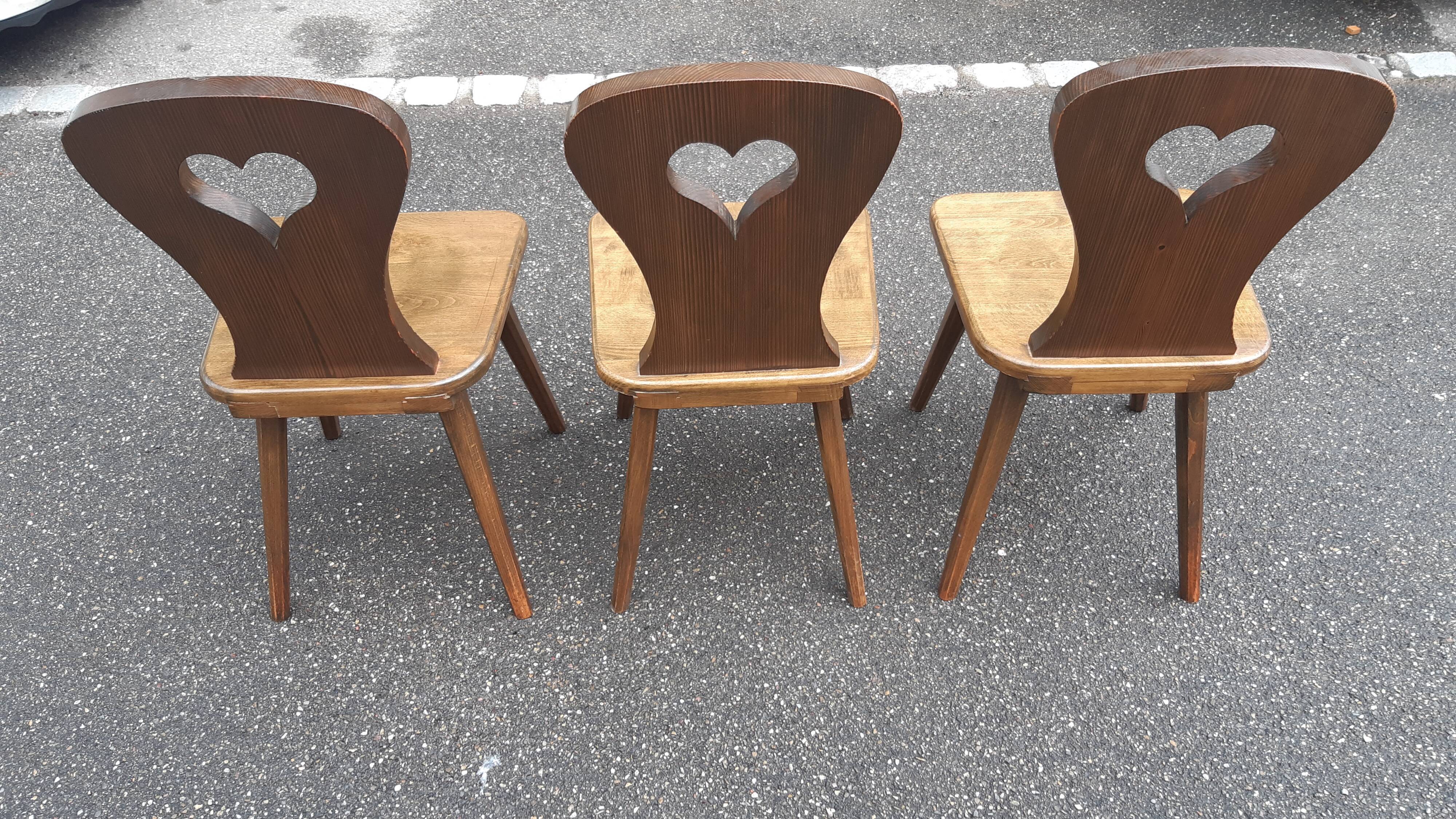 Brutalist chairs deco mountain chalet