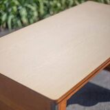 Wood and metal desk and formica top, 50