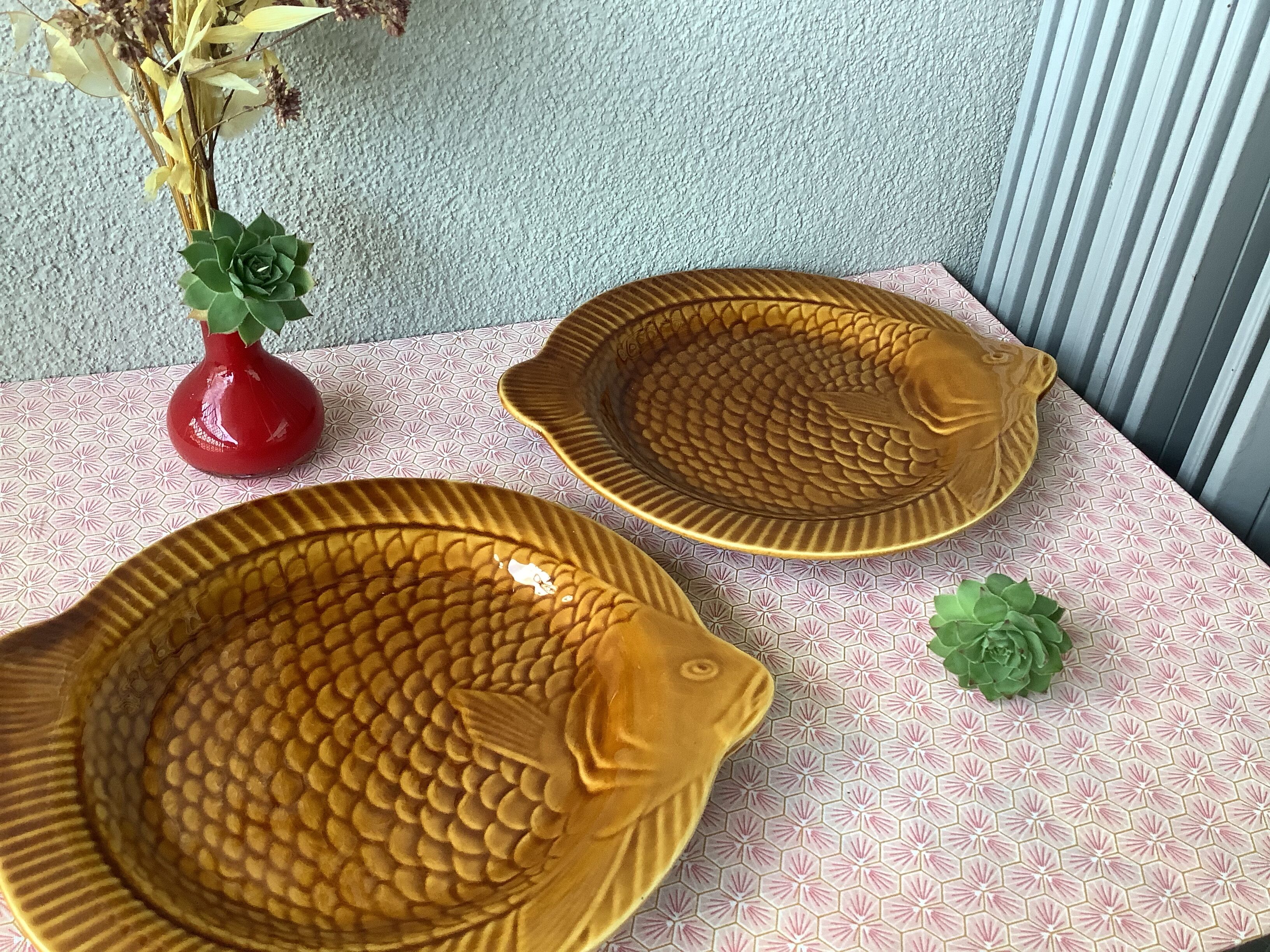 Sarreguemines fish plates