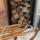 Old wooden sled Davos