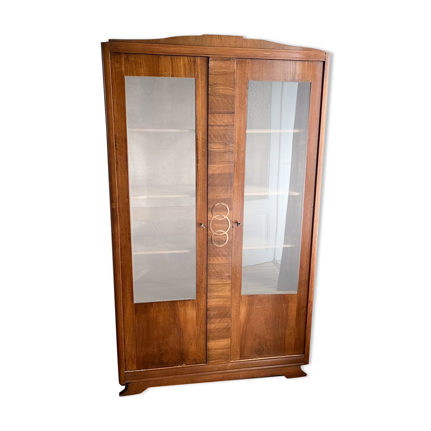 Art Deco glass cabinet
