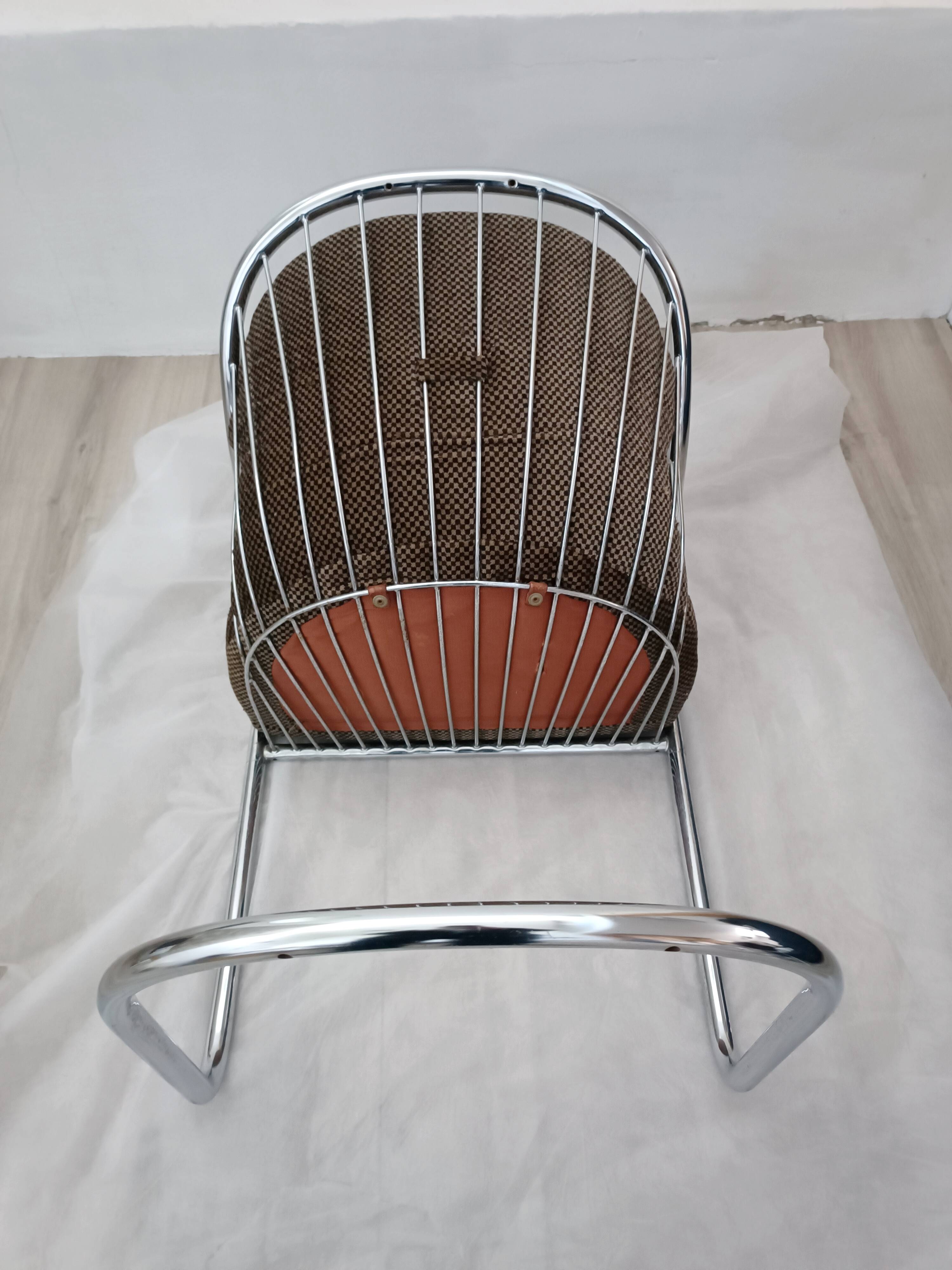 Cantilever chairs Series S by Gastone Rinaldi for Rima 1970s