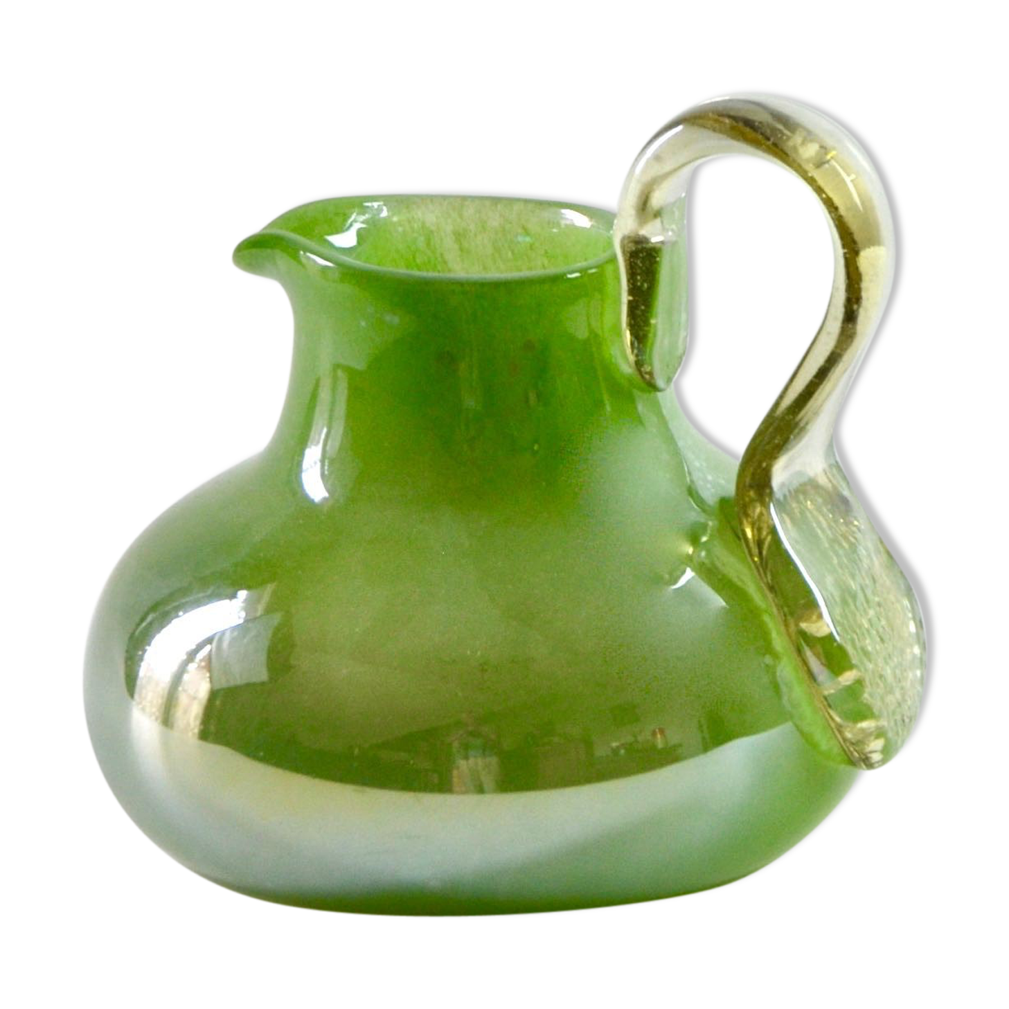 Iridescent glass vase 1930