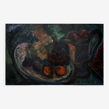 “Fruits and flowers” by Evan de Lapeyrière