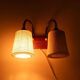Vintage teak wall lamp for bedside, wall lamp Sweden 1960s