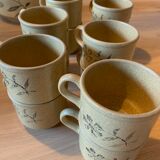 Set of 1980s Sandstone crockery (79 pieces)