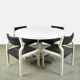 Vintage round 4-5- persons dining table by Pastoe, 1970s