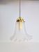 Vintage Glass & Brass Handkerchief Pendant Lamp from Peill & Putzler, 1960s