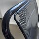 Black metal stacking chairs, Arrben Italy, 80s