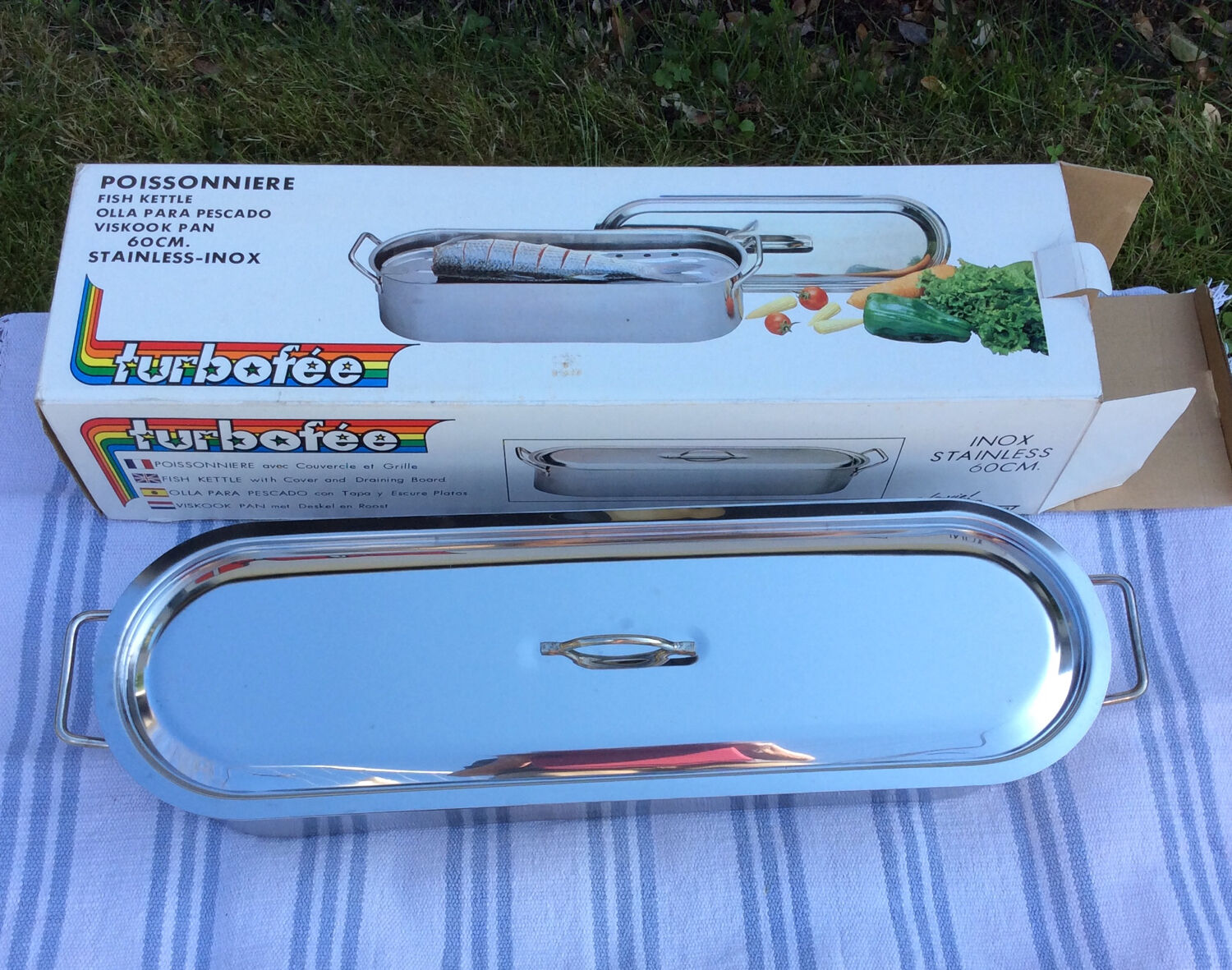 Complete fishmonger stainless steel - vintage