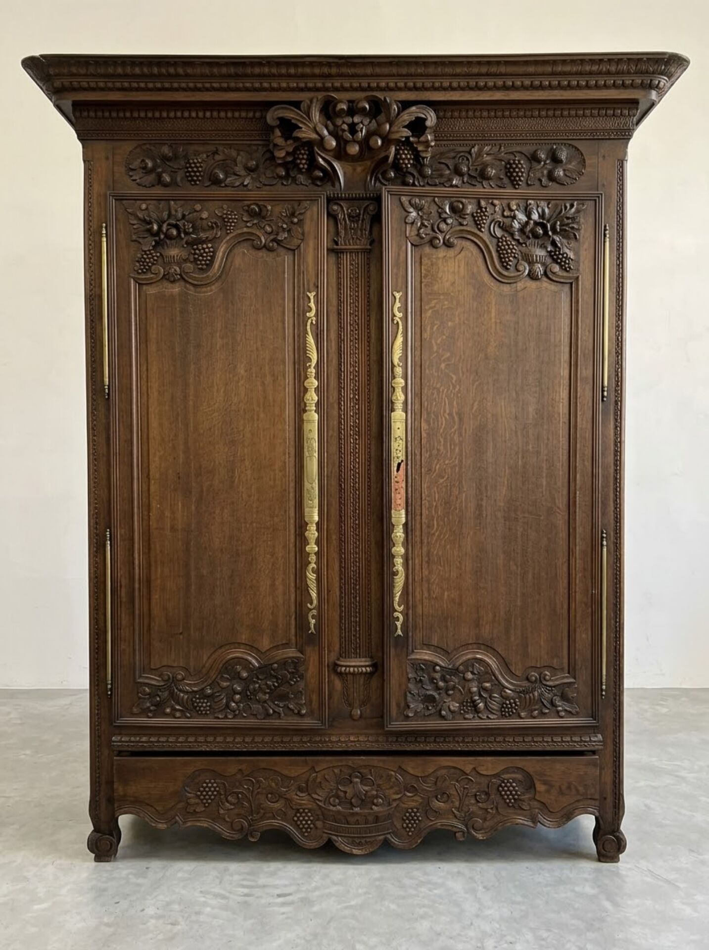 Norman wedding wardrobe oak