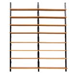 Poul Cadovius Royal System Beech wood Bookcase 1960s