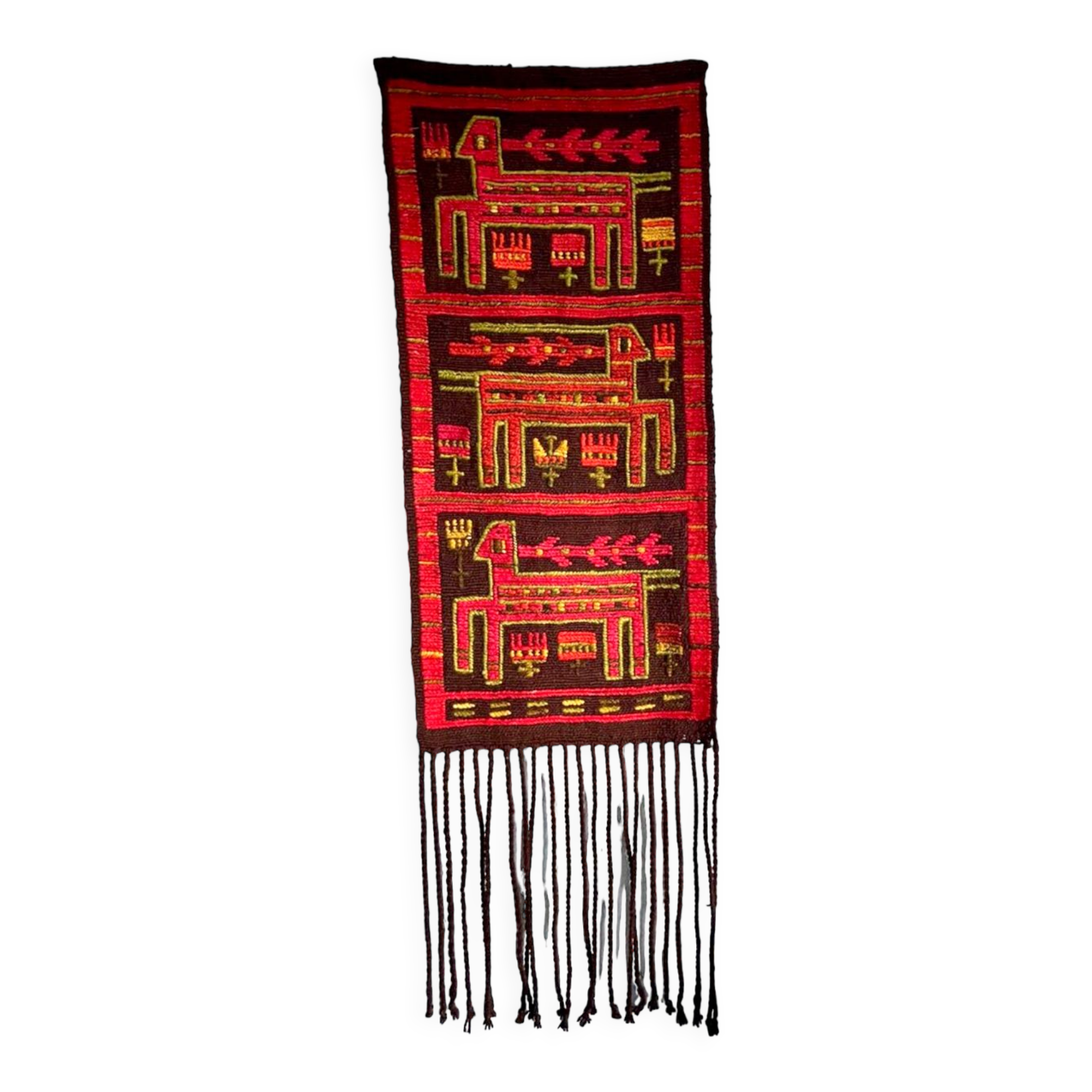 Swedish mcm flat weave rug, rölakan