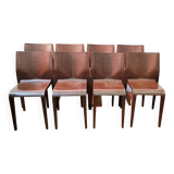 Set of 6 Laleggera chairs, Alias