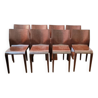 Set of 6 Laleggera chairs, Alias