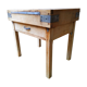 Old butcher's bill in solid beech
