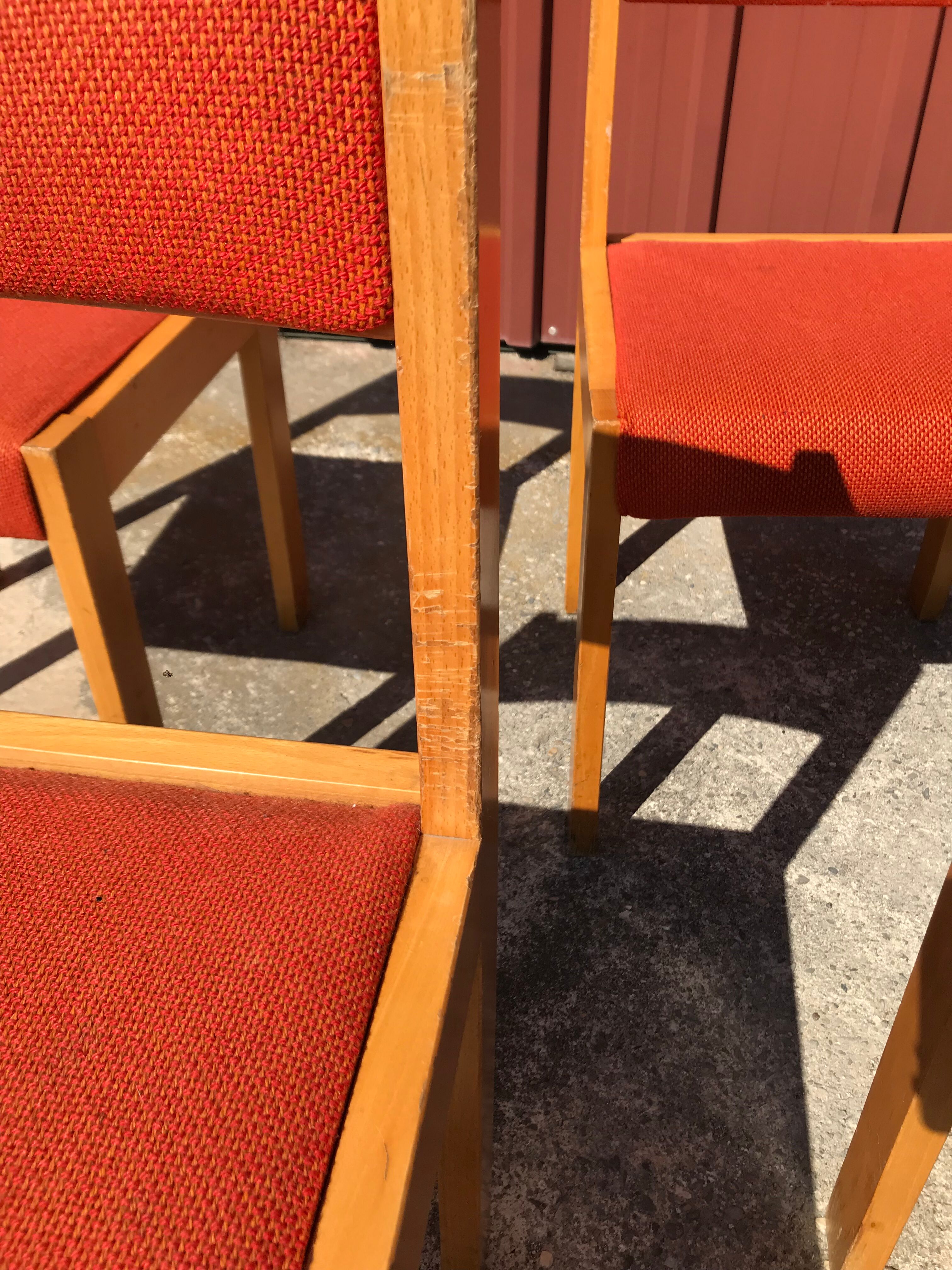 Chaises baumann vintage