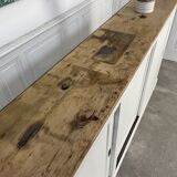 1950s oak countertop sideboard