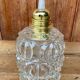 Vintage structured glass pendant globe.