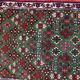 Handmade antique Persian Joshagan runner 1.8' x 4.8' (57cm x 149cm) 1930s
