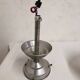 Art deco style frosted glass pendant light