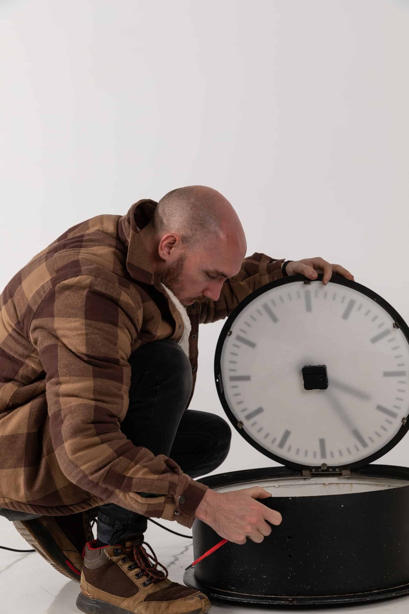 18" Illuminated Gents of Leicester Station Clock