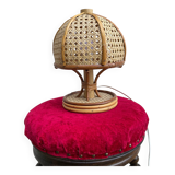 Vintage rattan lamp