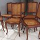 Suite of 6 chairs cans style Louis XV millieu XXeme