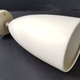 50s beige metal spot lamp on vintage rockabilly swivel.