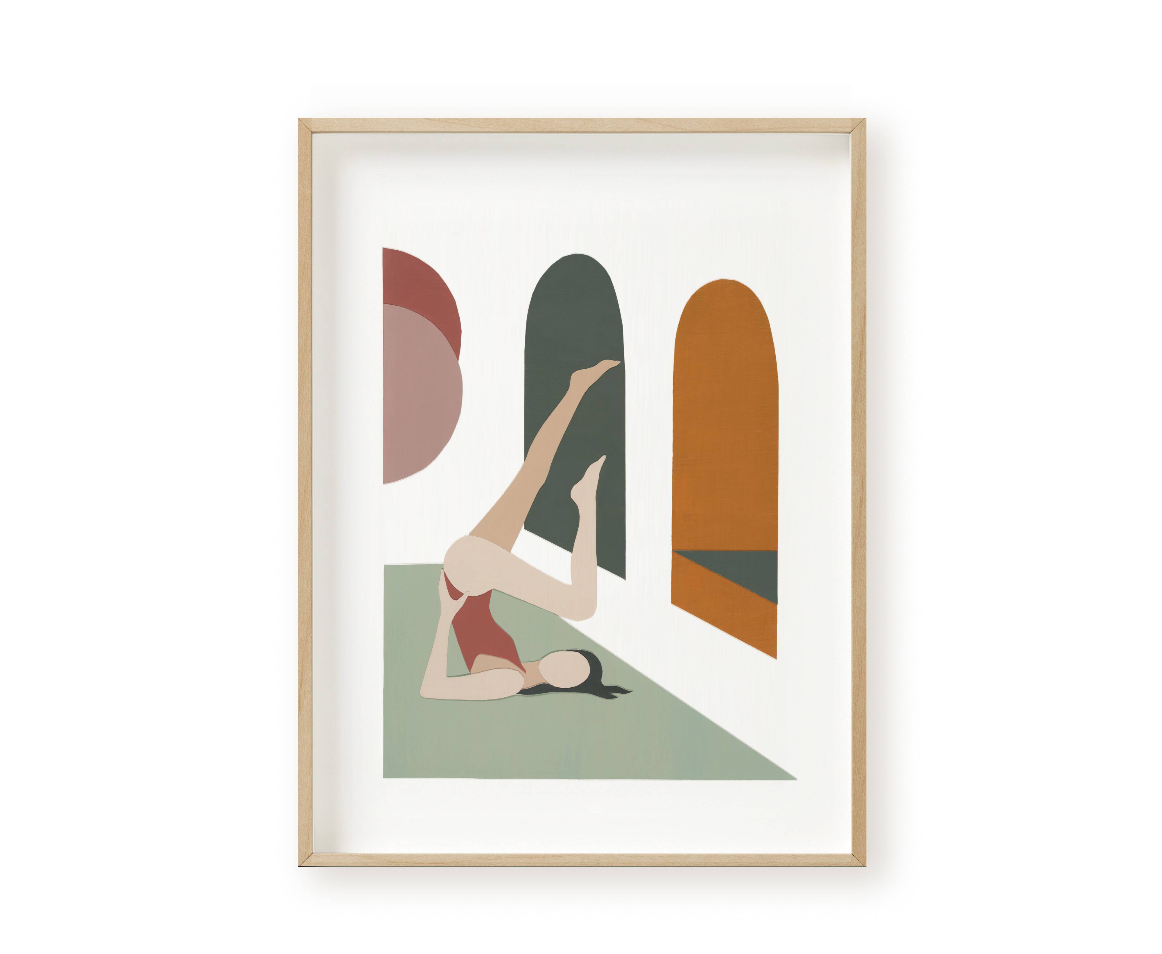 Lust Yoga - art print (30x40) signed ACKEOGH