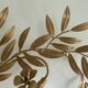 Hollywood regency Style Metal Gold Wall Light Sconce Floral 1970s, by Ledungs