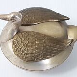 Bonbonniere 1970 vintage silver metal