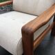 Pair Scandinavian armchairs 1970s