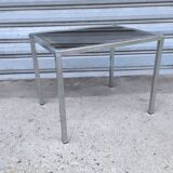 Chrome metal side table 1970