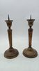Paire de candélabres anciens en bronze