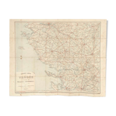 Old map Vendée Taride edition