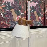 Scandinavian design modular floor lamp.