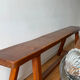 Banc en bois brut vintage
