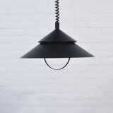 Black vintage pendant lamp from Denmark