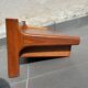 Kai Kristiansen teak wall shelf with drawers, Kaagaards Møbelfabrik, 1960s