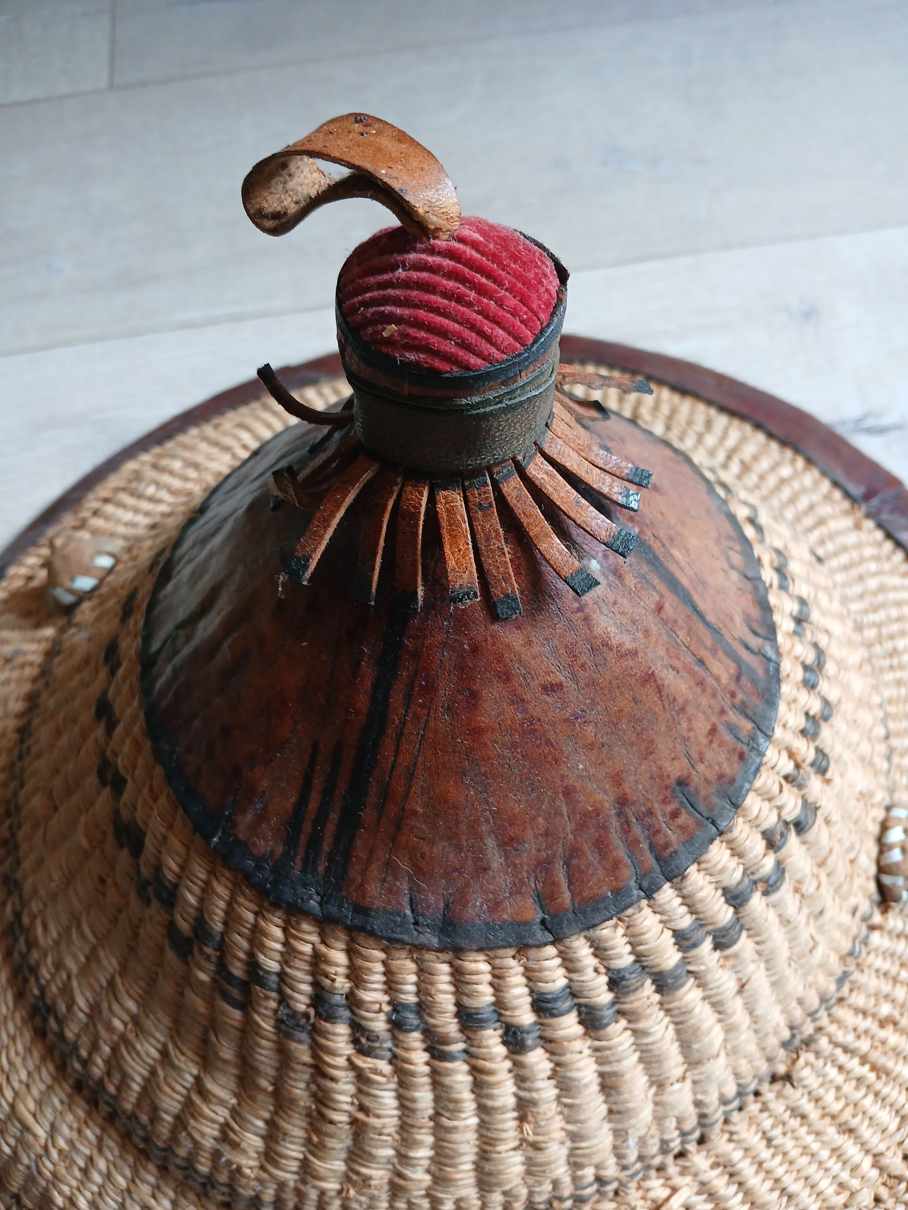 Ancient artisanal African hat