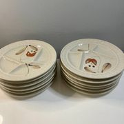 12 vintage Hollandia sarreguemine plates