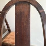 Paire de chaises art deco en acajou