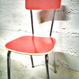 Red formica chair