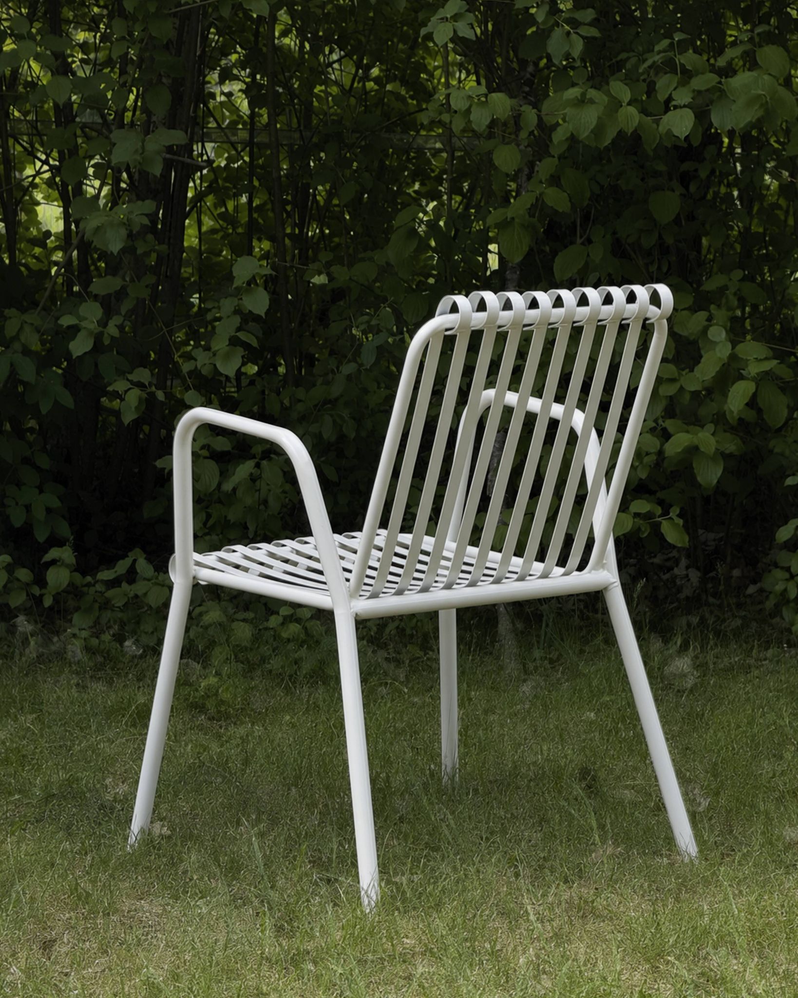 Vintage Italian 1950s metal garden chairs - set of 4