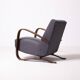 Pair of H-269 Jindrich Halabala lounge chairs, Czechoslovakia, circa 1950