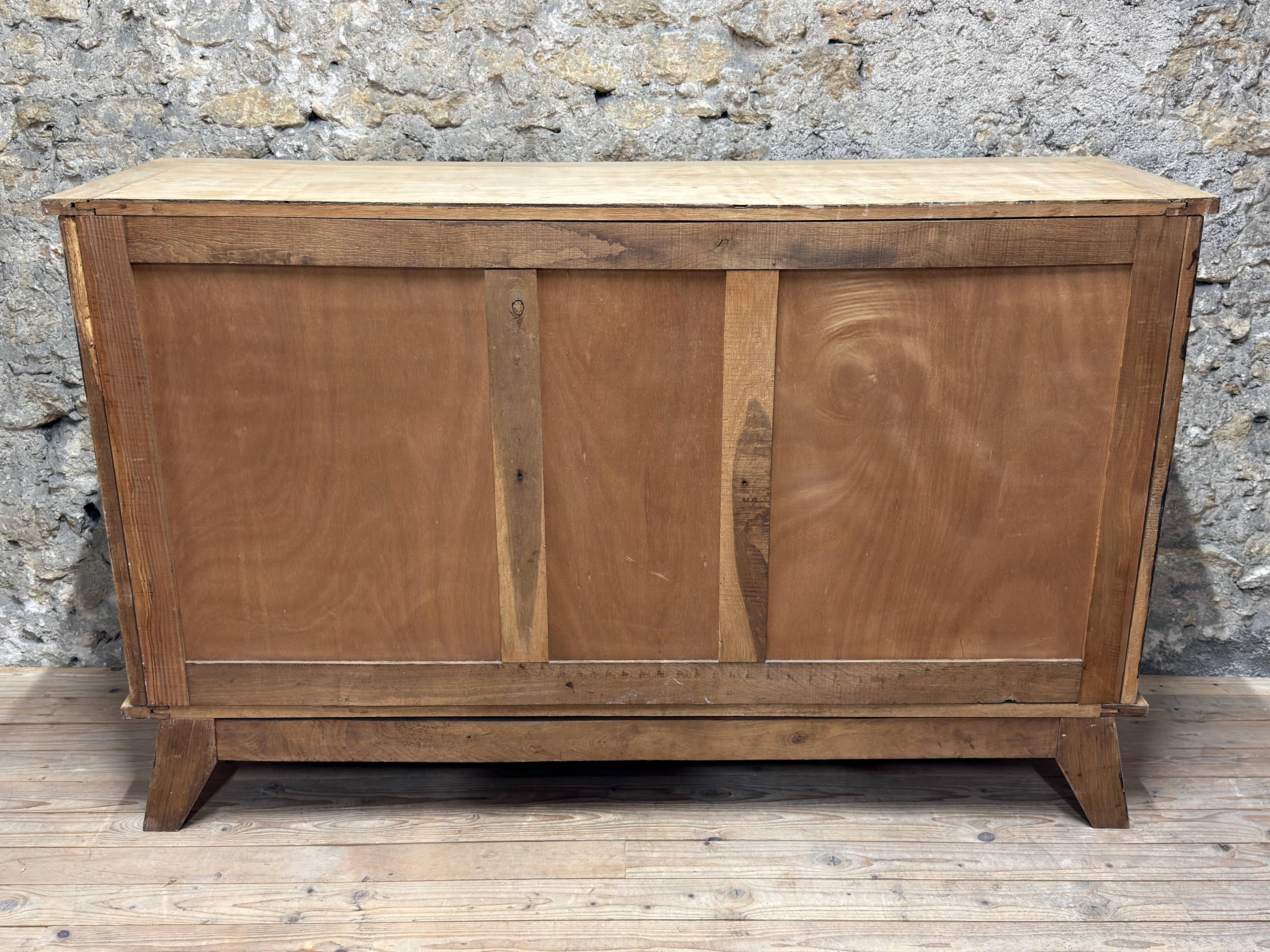 Buffet Very René Gabriel - Raw Oak - Reconstruction Furniture - Year