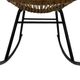 Vintage Dirk van Sliedregt Rohe Noordwolde rattan rocking chair