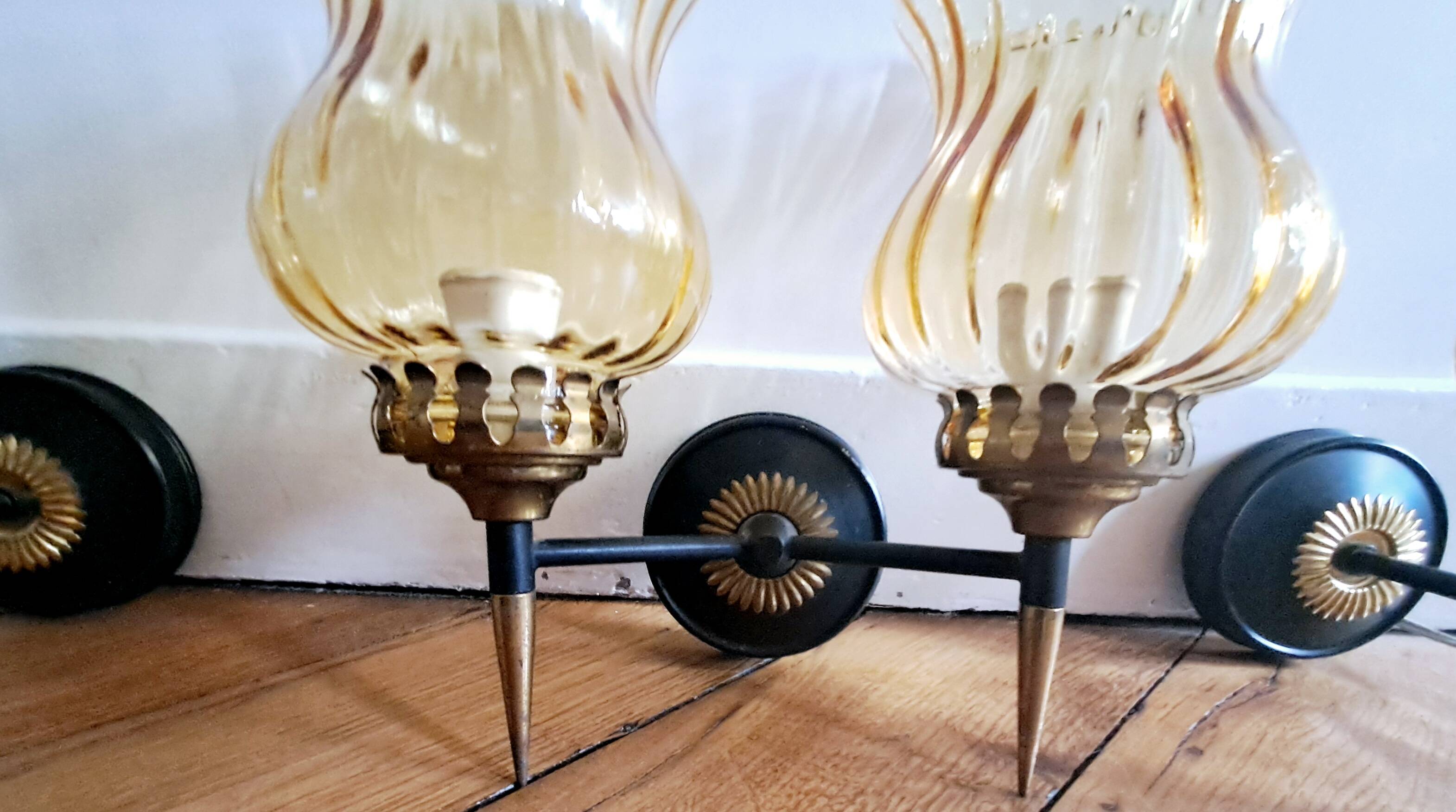 Four wall lights. 1950s